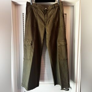 Ladies Olive Green Cargo Pants